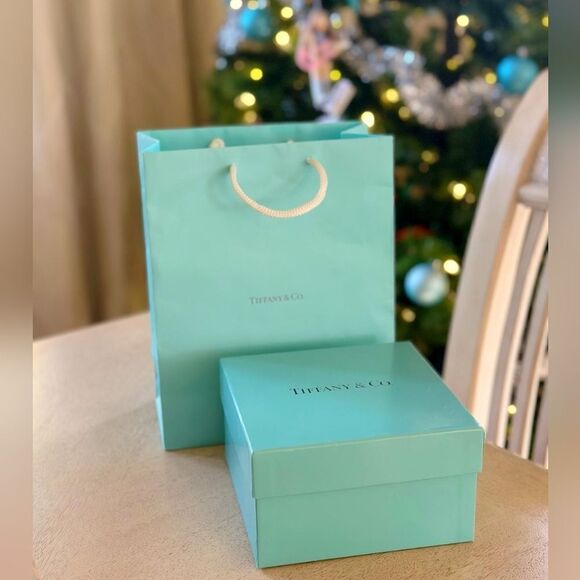 Tiffany & Co. Authentic Gift Box and Bag - Picture 1 of 5